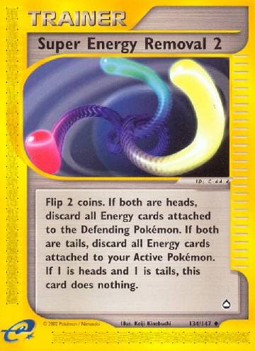 Carta Super Energy Removal 2 134/147 do set Aquapolis — Pokémon TCG | Bynx