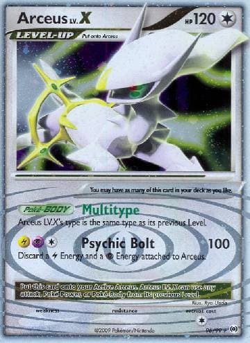 Arceus LV.X 96/99 — Arceus