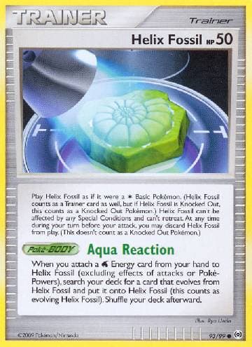 Helix Fossil 93/99 — Arceus
