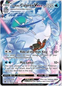 Carta Ice Rider Calyrex-VMAX #TG15 do set Estrelas Radiantes - Galeria de Treinadores — Pokémon TCG | Bynx