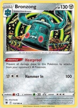 Carta Bronzong 112/189 do set Estrelas Radiantes — Pokémon TCG | Bynx