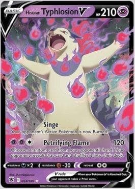 Carta Hisuian Typhlosion-V 053/189 do set Estrelas Radiantes — Pokémon TCG | Bynx