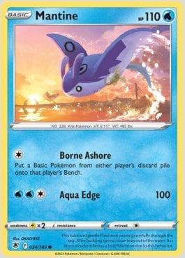 Carta Mantine 034/189 do set Estrelas Radiantes — Pokémon TCG | Bynx