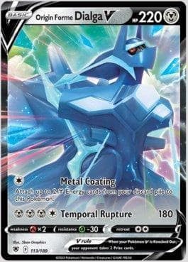 Carta Origin Forme Dialga-V 113/189 do set Estrelas Radiantes — Pokémon TCG | Bynx