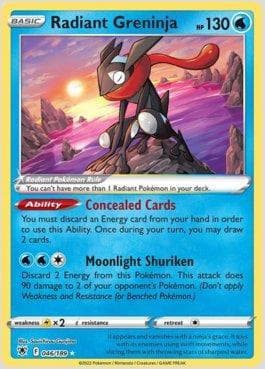 Radiant Greninja 046 — Estrelas Radiantes