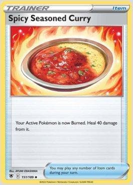 Carta Spicy Seasoned Curry 151/189 do set Estrelas Radiantes — Pokémon TCG | Bynx