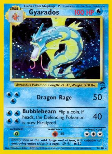 Gyarados 007/130 — Base Set 2