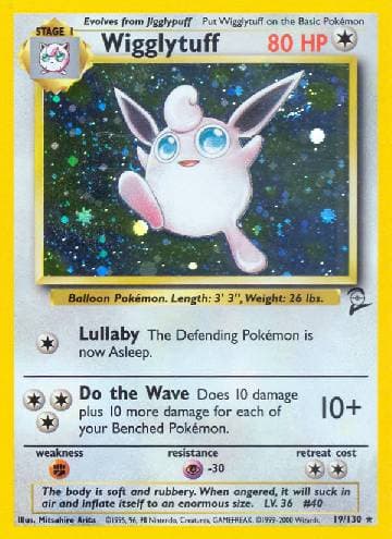 Wigglytuff 19 — Base Set 2
