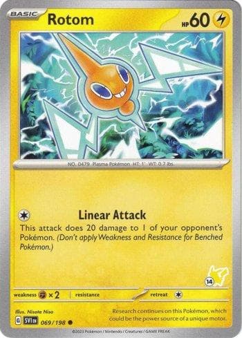 Carta Rotom 014/60 do set Coleção BR — B24PD — Pokémon TCG | Bynx