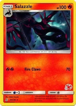 Salazzle 07 — Battle Academy Box Set 2020 - Charizard Deck
