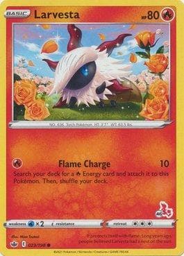 Carta Larvesta 46/60 do set Battle Academy Box Set 2022 - Cinderace Deck — Pokémon TCG | Bynx