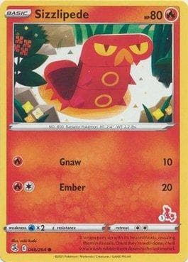 Sizzlipede 01 — Battle Academy Box Set 2022 - Cinderace Deck
