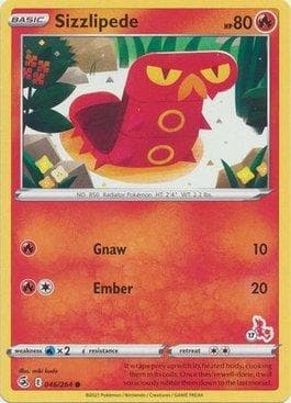 Sizzlipede 17 — Battle Academy Box Set 2022 - Cinderace Deck