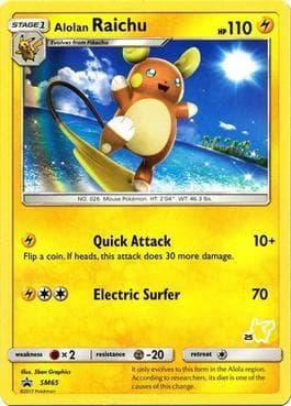 Alolan Raichu 25 — Battle Academy Box Set 2020 - Pikachu Deck