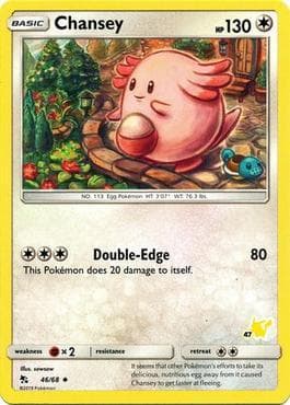 Carta Chansey 47/60 do set Battle Academy Box Set 2020 - Pikachu Deck — Pokémon TCG | Bynx