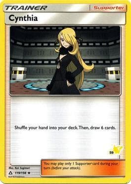 Carta Cynthia 59/60 do set Battle Academy Box Set 2020 - Pikachu Deck — Pokémon TCG | Bynx