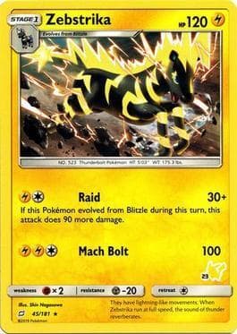 Zebstrika 23 — Battle Academy Box Set 2020 - Pikachu Deck