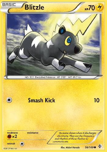 Carta Blitzle 56/149 do set Fronteiras Cruzadas — Pokémon TCG | Bynx