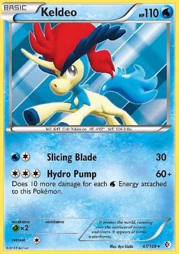 Carta Keldeo 47/149 do set Fronteiras Cruzadas — Pokémon TCG | Bynx