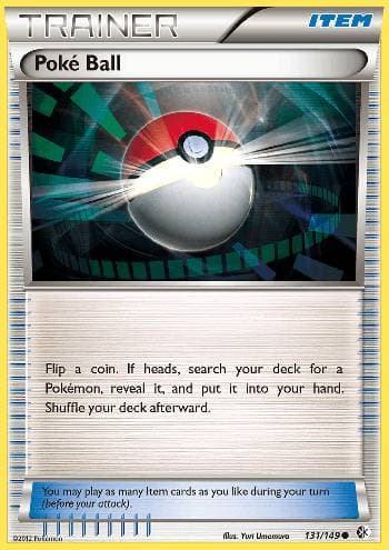 Carta Poké Ball 131/149 do set Fronteiras Cruzadas — Pokémon TCG | Bynx