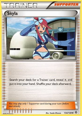 Carta Skyla 134/149 do set Fronteiras Cruzadas — Pokémon TCG | Bynx