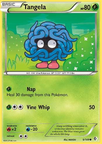 Carta Tangela 5/149 do set Fronteiras Cruzadas — Pokémon TCG | Bynx