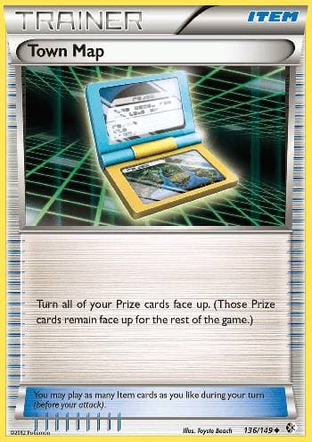 Carta Town Map 136/149 do set Fronteiras Cruzadas — Pokémon TCG | Bynx