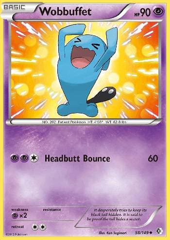 Carta Wobbuffet 58/149 do set Fronteiras Cruzadas — Pokémon TCG | Bynx