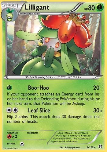 Carta Lilligant 8/122 do set Turbo Colisão — Pokémon TCG | Bynx