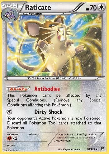 Carta Raticate 88/122 do set Turbo Colisão — Pokémon TCG | Bynx