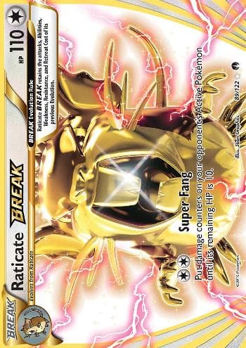 Carta Raticate BREAK 89/122 do set Turbo Colisão — Pokémon TCG | Bynx