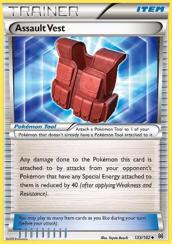 Carta Assault Vest 133/162 do set Turbo Revolução — Pokémon TCG | Bynx