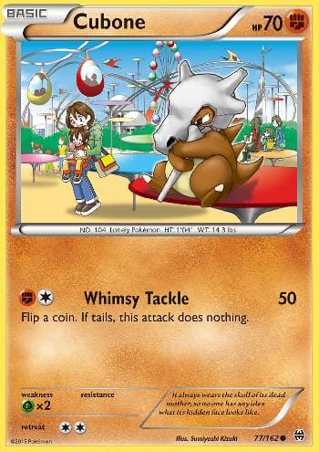 Carta Cubone 77/162 do set Turbo Revolução — Pokémon TCG | Bynx