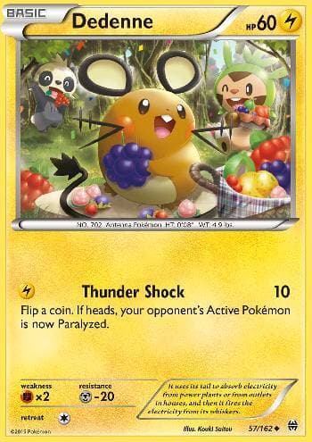 Dedenne 057/162 — Turbo Revolução