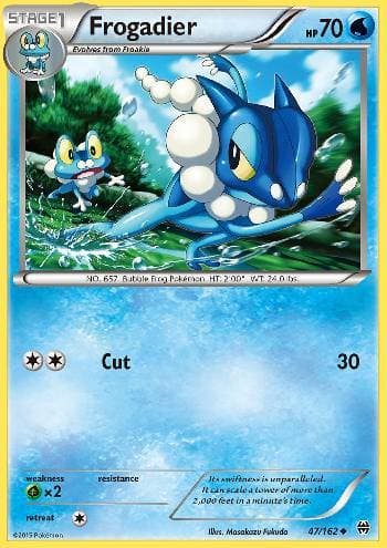 Frogadier 047/162 — Turbo Revolução