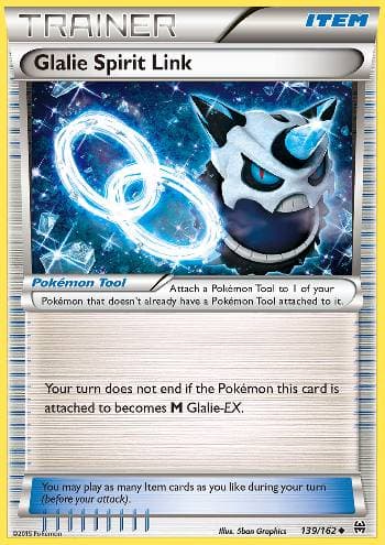 Carta Glalie Spirit Link 139/162 do set Turbo Revolução — Pokémon TCG | Bynx