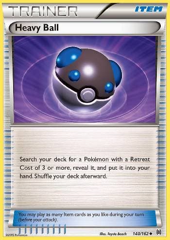 Carta Heavy Ball 140/162 do set Turbo Revolução — Pokémon TCG | Bynx