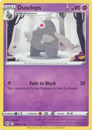 Carta Dusclops 61/172 do set Astros Cintilantes — Pokémon TCG | Bynx