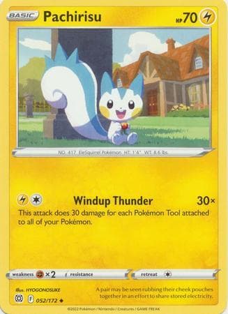 Pachirisu 052/172 — Astros Cintilantes