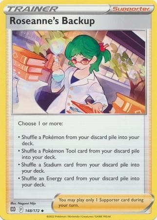 Carta Roseanne's Backup 148/172 do set Astros Cintilantes — Pokémon TCG | Bynx