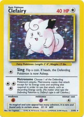 Clefairy 005/102 — Coleção Básica