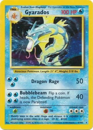 Gyarados 006/102 — Coleção Básica
