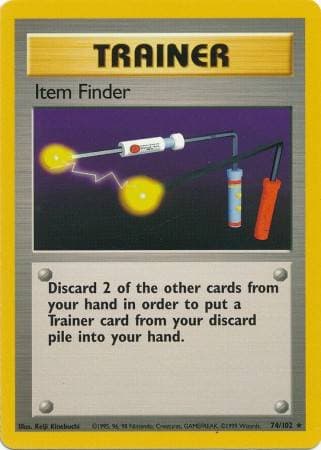 Carta Item Finder 74/102 do set Coleção Básica — Pokémon TCG | Bynx