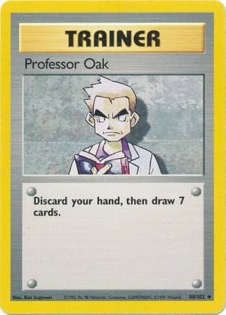 Carta Professor Oak 88/102 do set Coleção Básica — Pokémon TCG | Bynx
