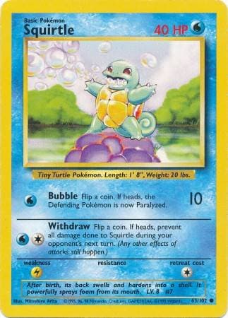 Squirtle 63 — Coleção Básica