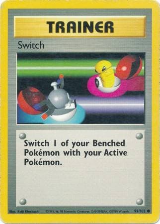 Carta Switch 95/102 do set Coleção Básica — Pokémon TCG | Bynx
