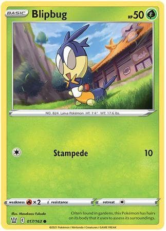 Carta Blipbug 17/163 do set Estilos de Batalha — Pokémon TCG | Bynx