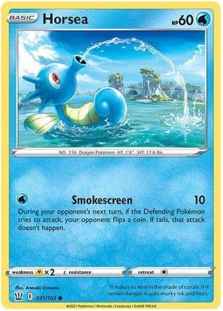 Carta Horsea 31/163 do set Estilos de Batalha — Pokémon TCG | Bynx