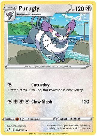 Carta Purugly 116/163 do set Estilos de Batalha — Pokémon TCG | Bynx