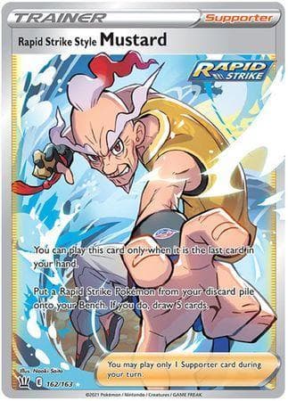 Carta Rapid Strike Style Mustard 162/163 do set Estilos de Batalha — Pokémon TCG | Bynx